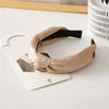 beige knotted headband