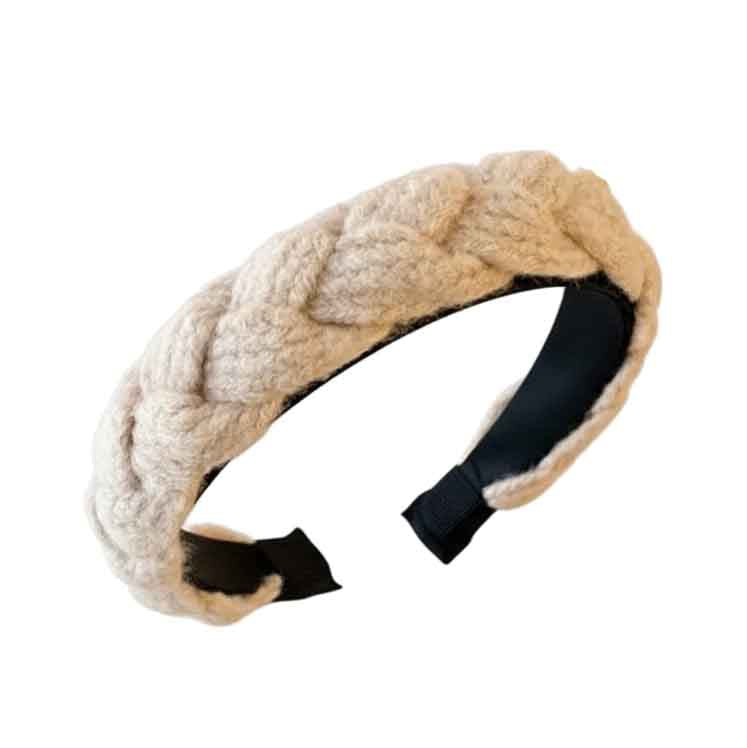 Braided wool headband