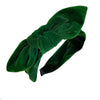 Dark Green Velvet headband