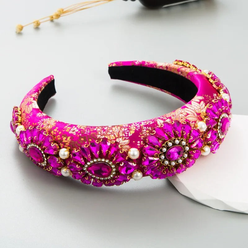 Pink Crown Headband