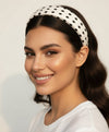 Polka dot headband for women
