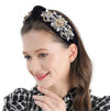 Rhinestone black headband