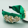 Green flower Headband