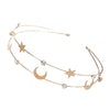 moon and stars headband