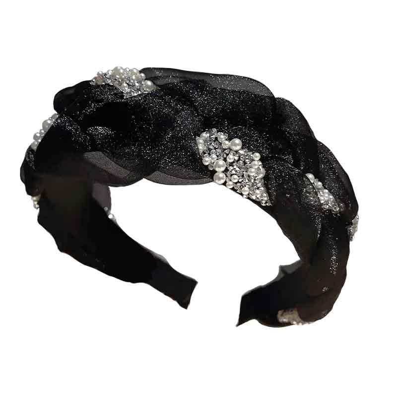 pearl and crystal headband