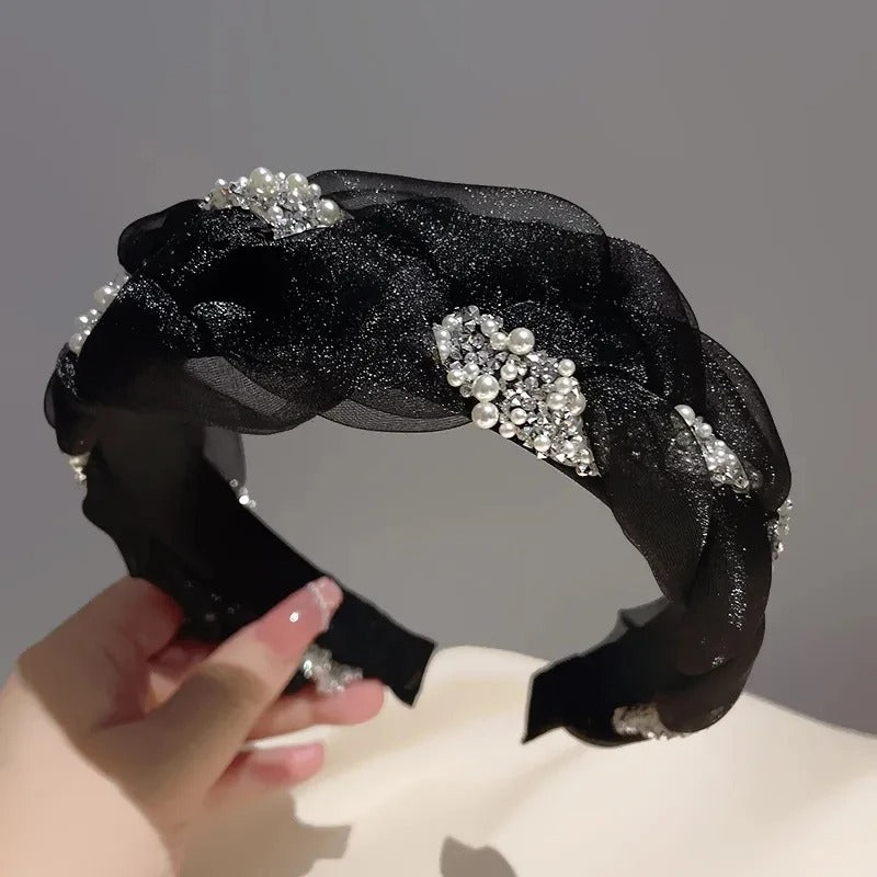 pearl and crystal headbands