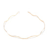 Thin gold headband