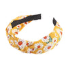 yellow flower headband