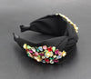 black jewelled headband