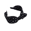 Black knotted headband