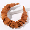 Brown wide headband