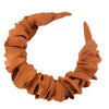 Brown wide headband