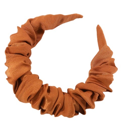 Brown wide headband