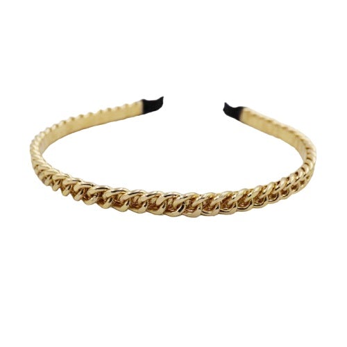 gold chain headband