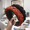 Black braided headband