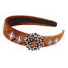 Hollywood brown headband
