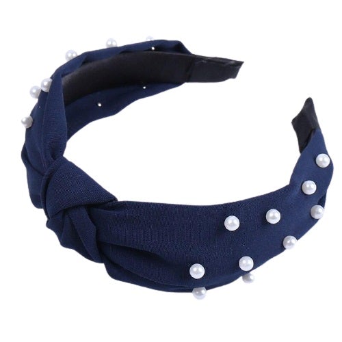Knot headband pearls