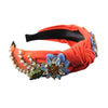 orange sequin hairband