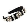 Pearl flower headband