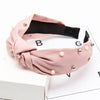 Pearl top knot headband