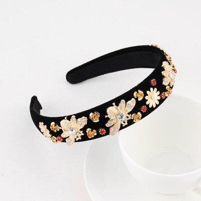 Rose gold wedding headband
