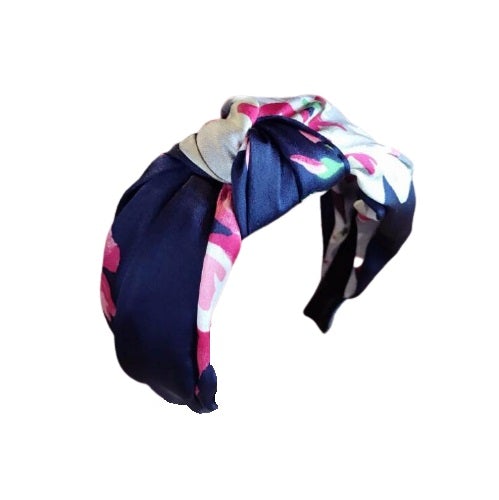 satin knot headband