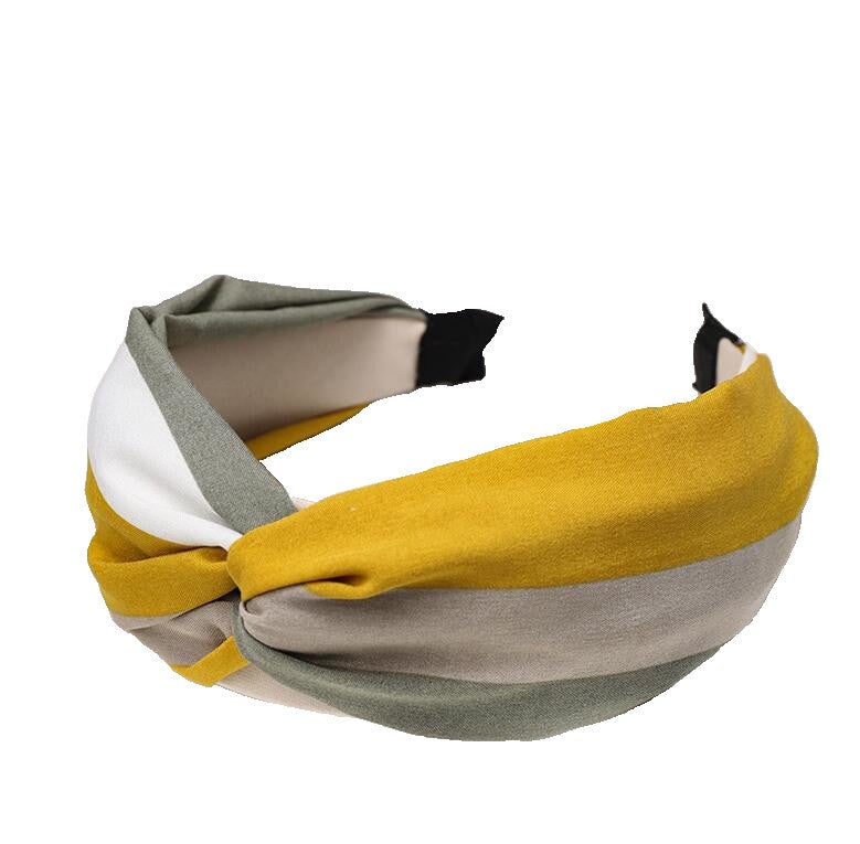 Yellow boho headband