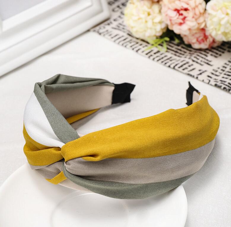 Yellow boho headband