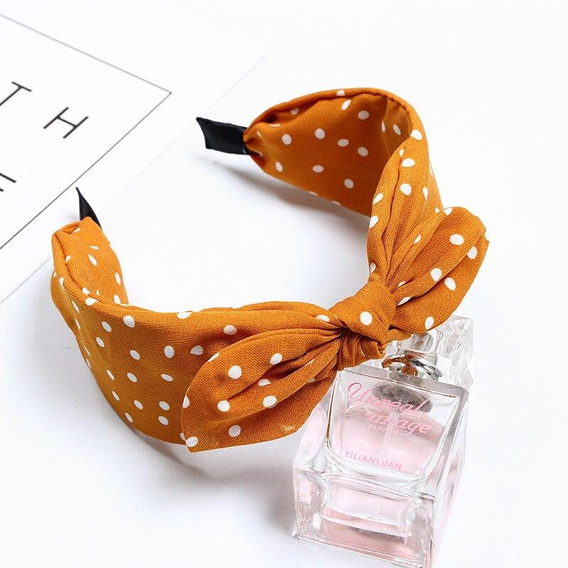 yellow bow headband