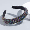 black beaded headband