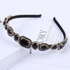 black rhinestone headband