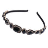 black strass headband