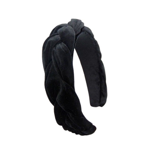 black velvet headband