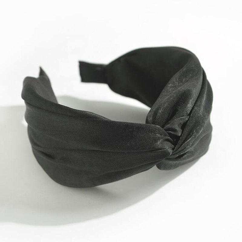 velvety black headband