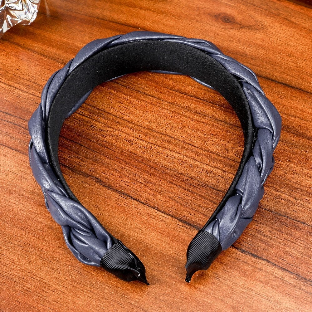 blue luxury headband