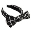 bow crochet headband