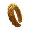 brown velvet headband