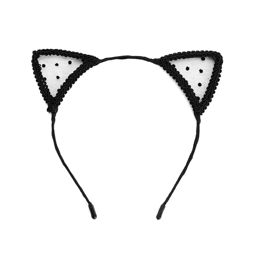 girls cat ears headband 