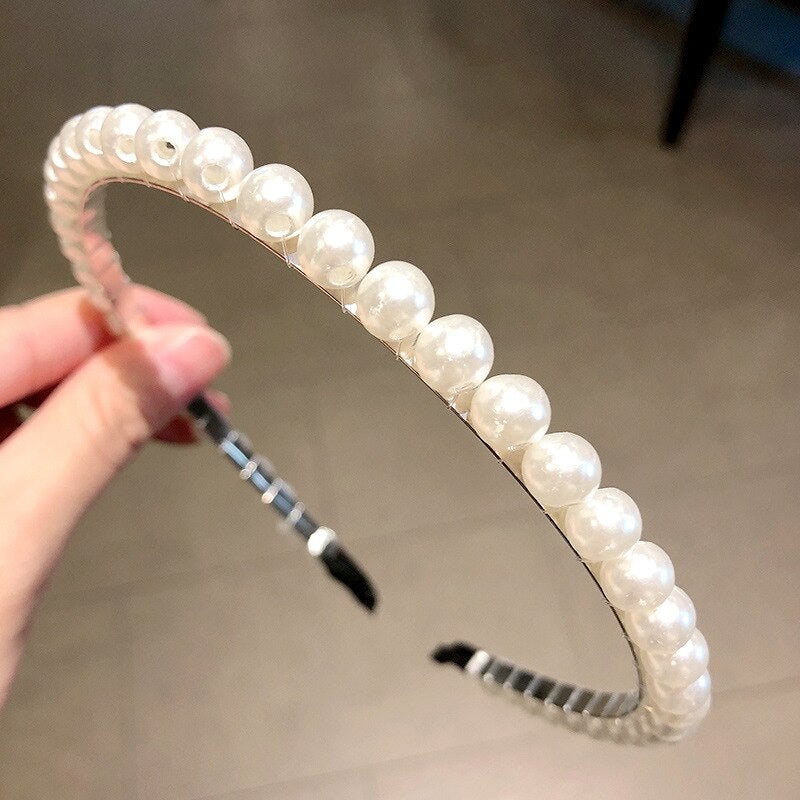 headband with pearls