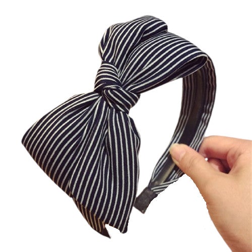knotted bow headband