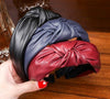 leather knot headband hair