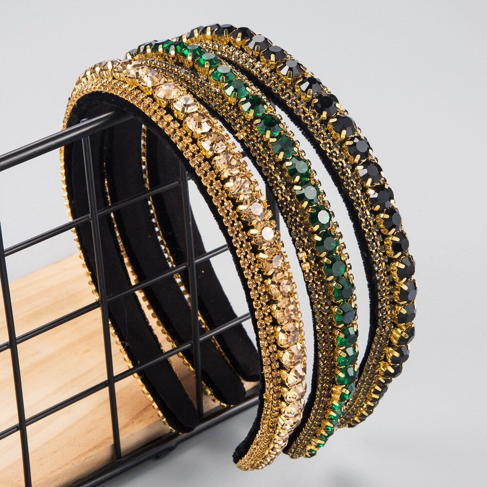 luxe headband jewel