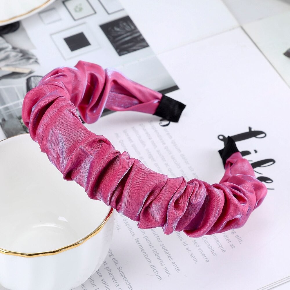 neon pink hairband