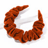 orange velvet headband