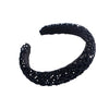 padded crystal headband