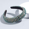 Padded rhinestone headband
