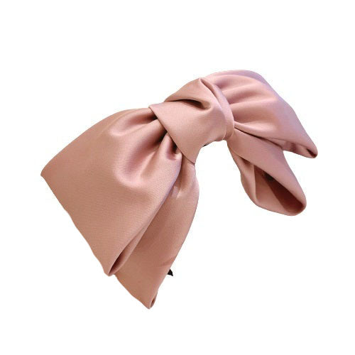 pink bow headband woman