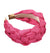 Pink braided headband