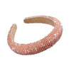 pink crystal headband