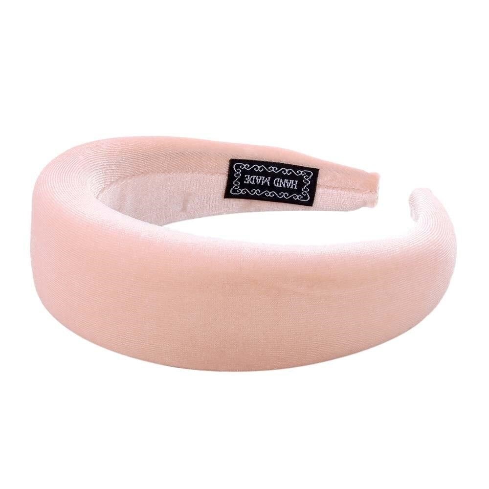 pink padded headband